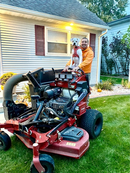 Family Lawn Care Dog